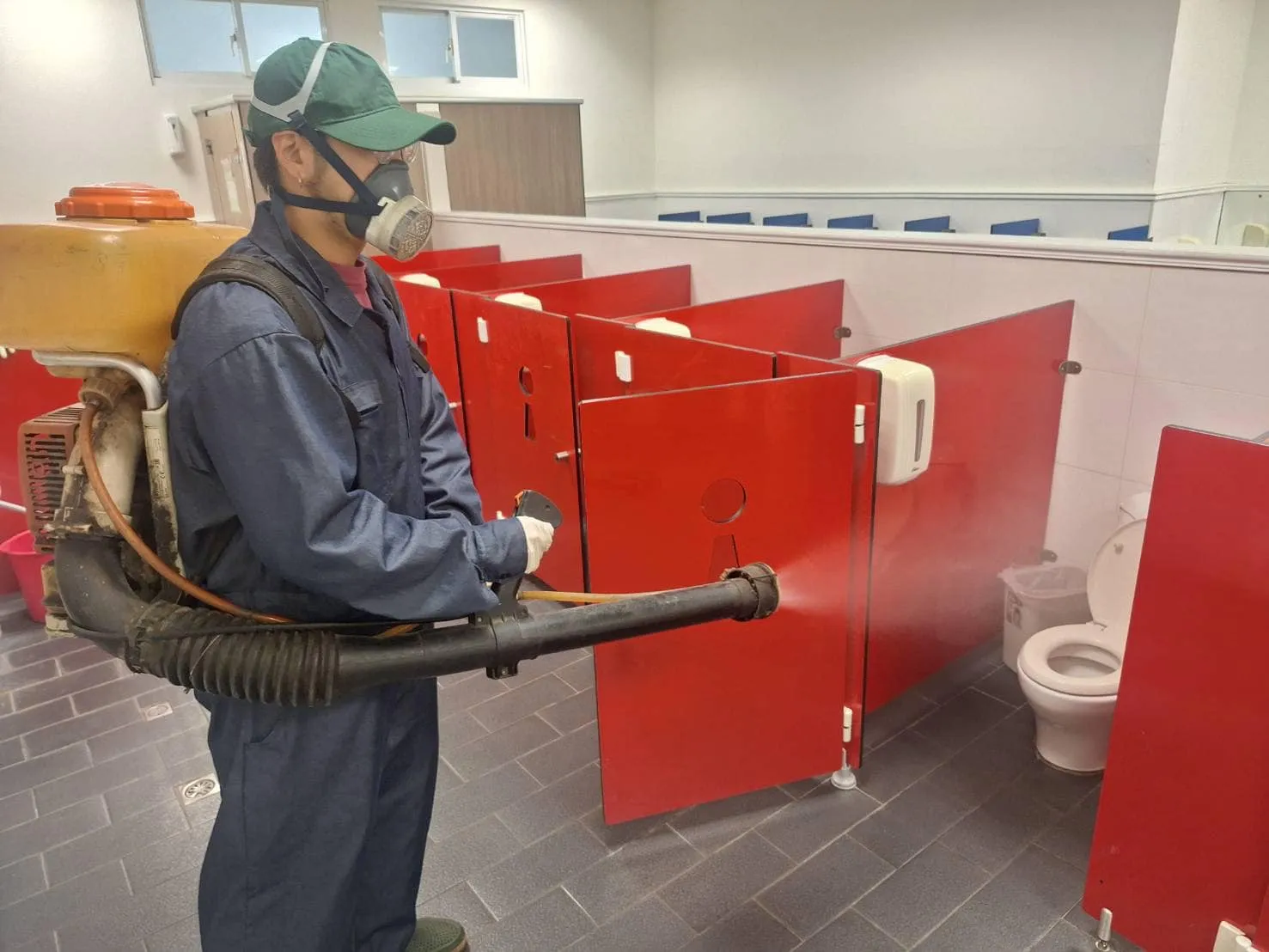 桃園市私立幸福日光幼兒園環境消毒