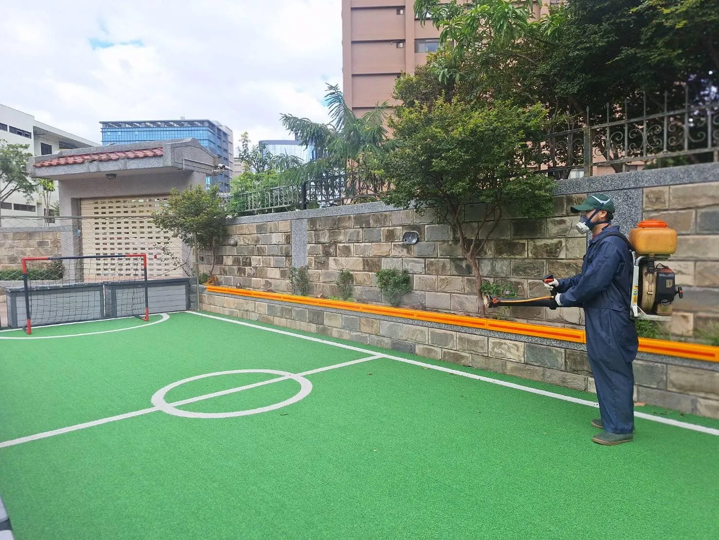 桃園市私立新世界小星星幼兒園環境消毒