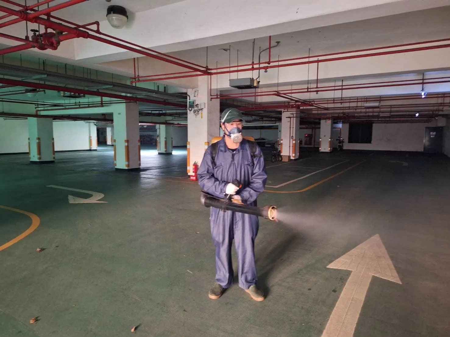 永順國小定期環境消毒