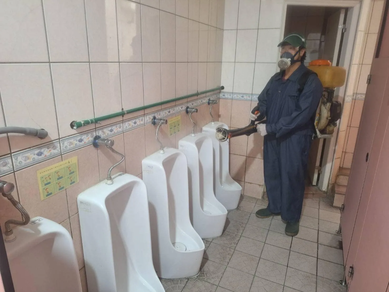 育德兒童之家定期環境消毒