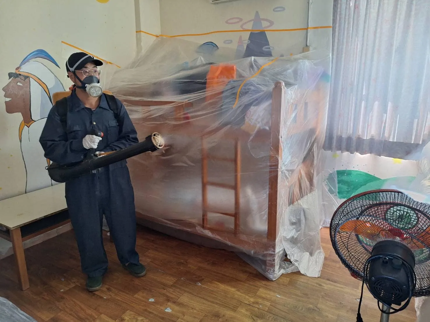 育德兒童之家環境消毒