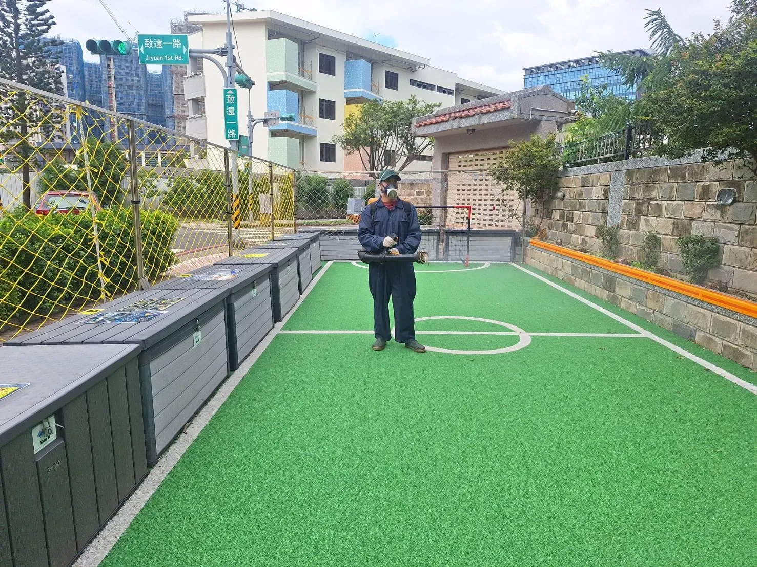 桃園市私立新世界小星星幼兒園環境消毒