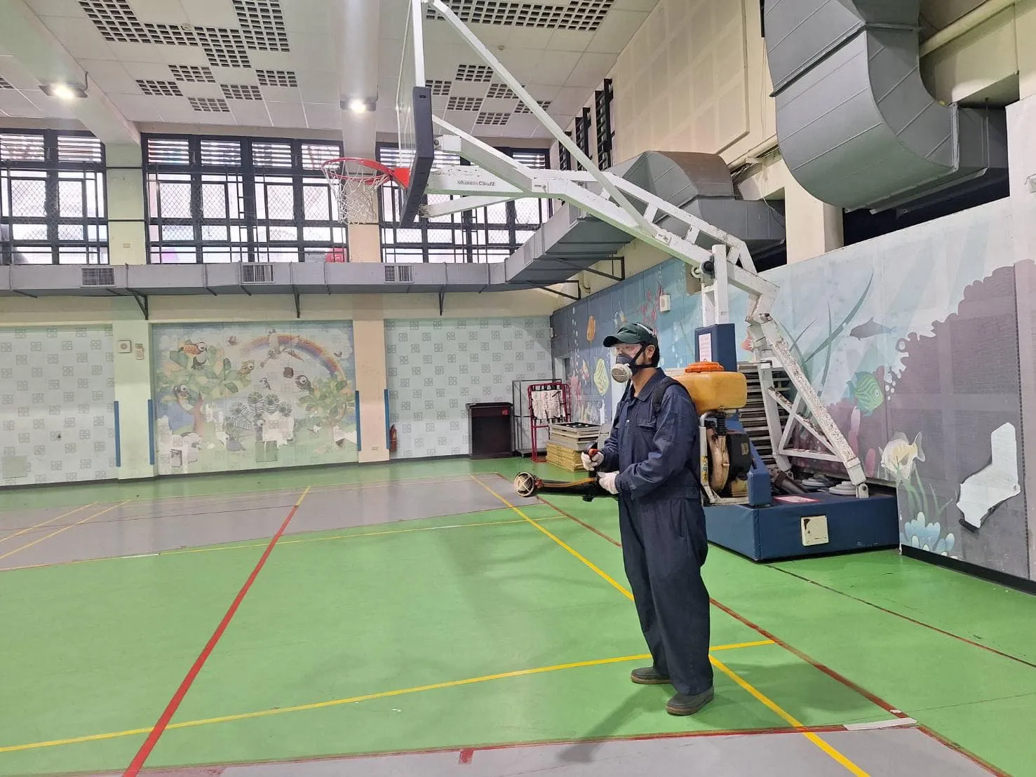 永順國小定期環境消毒
