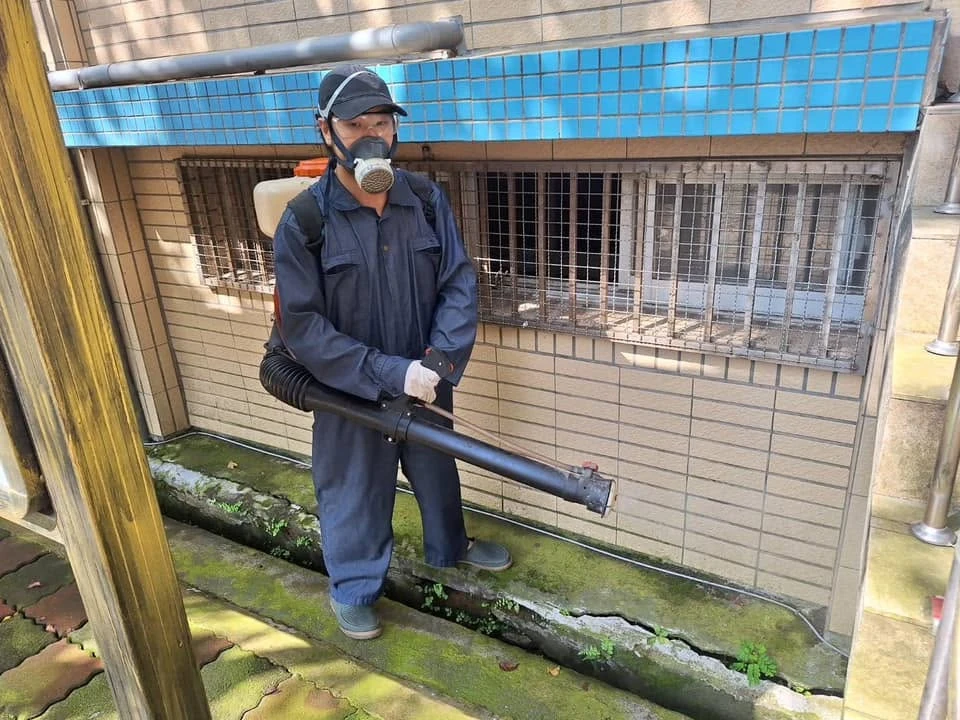 龍潭國中定期環境消毒