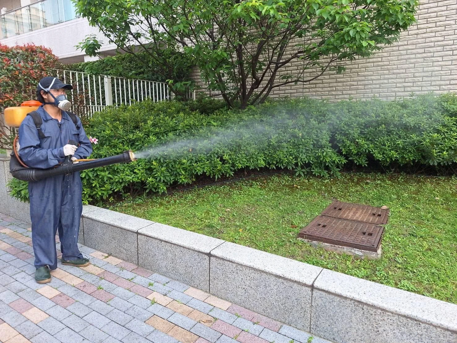 台灣創價學會桃園館環境消毒