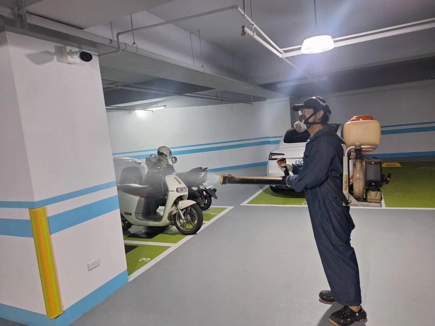 綠景苑社區環境消毒
