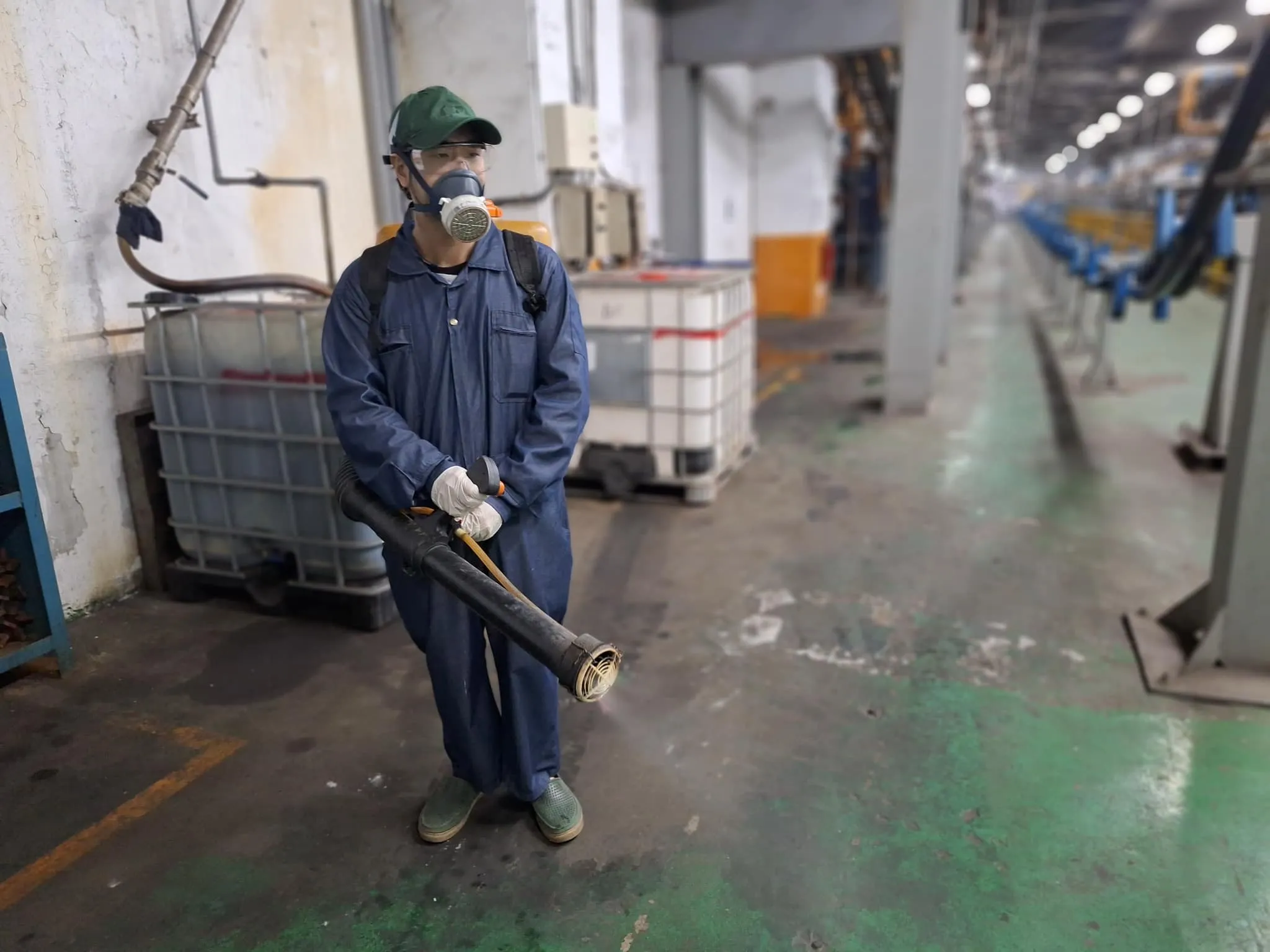 合機電線電纜定期環境消毒