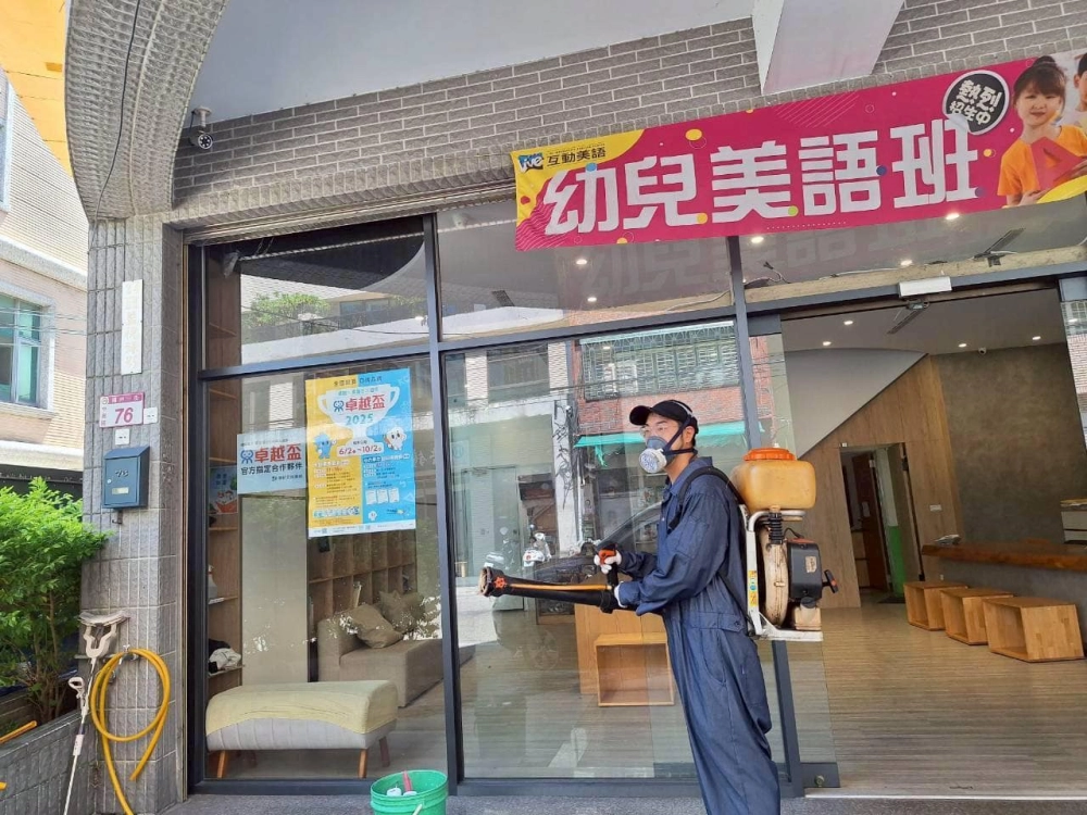 立多祿員工餐廳、宿舍定期環境消毒