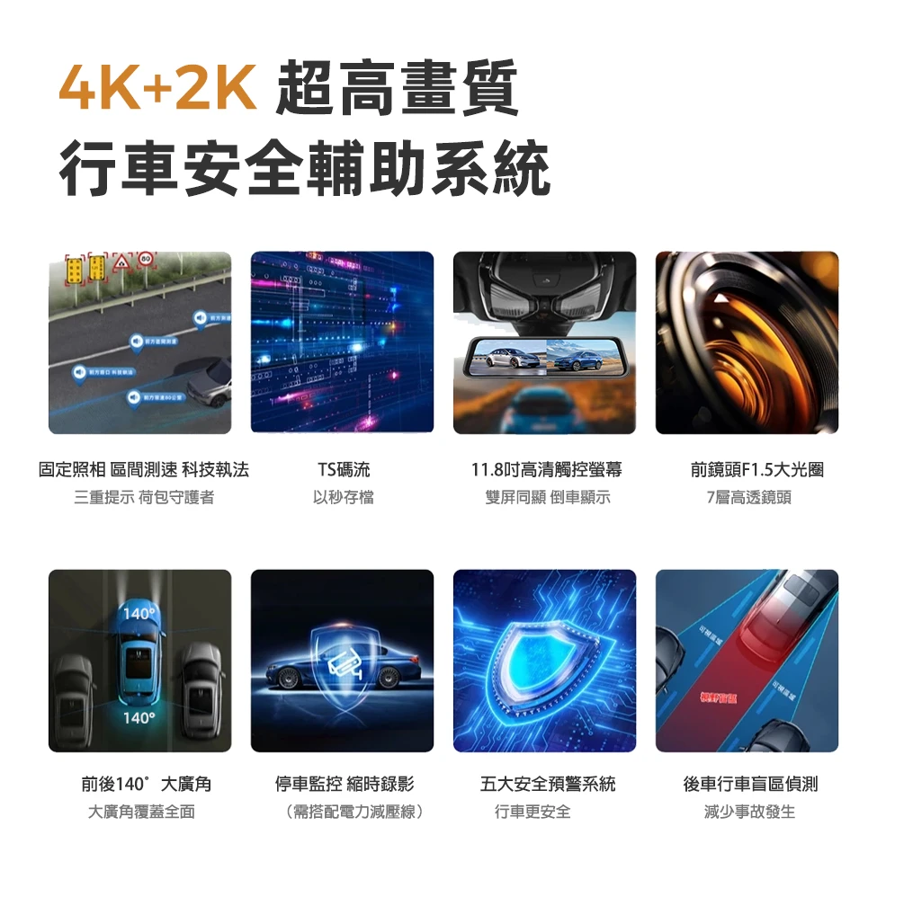 PAPAGO! K252W電子後視鏡