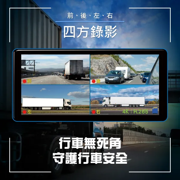 E-CAN伊鑑科技 客貨車四錄監控行車紀錄器