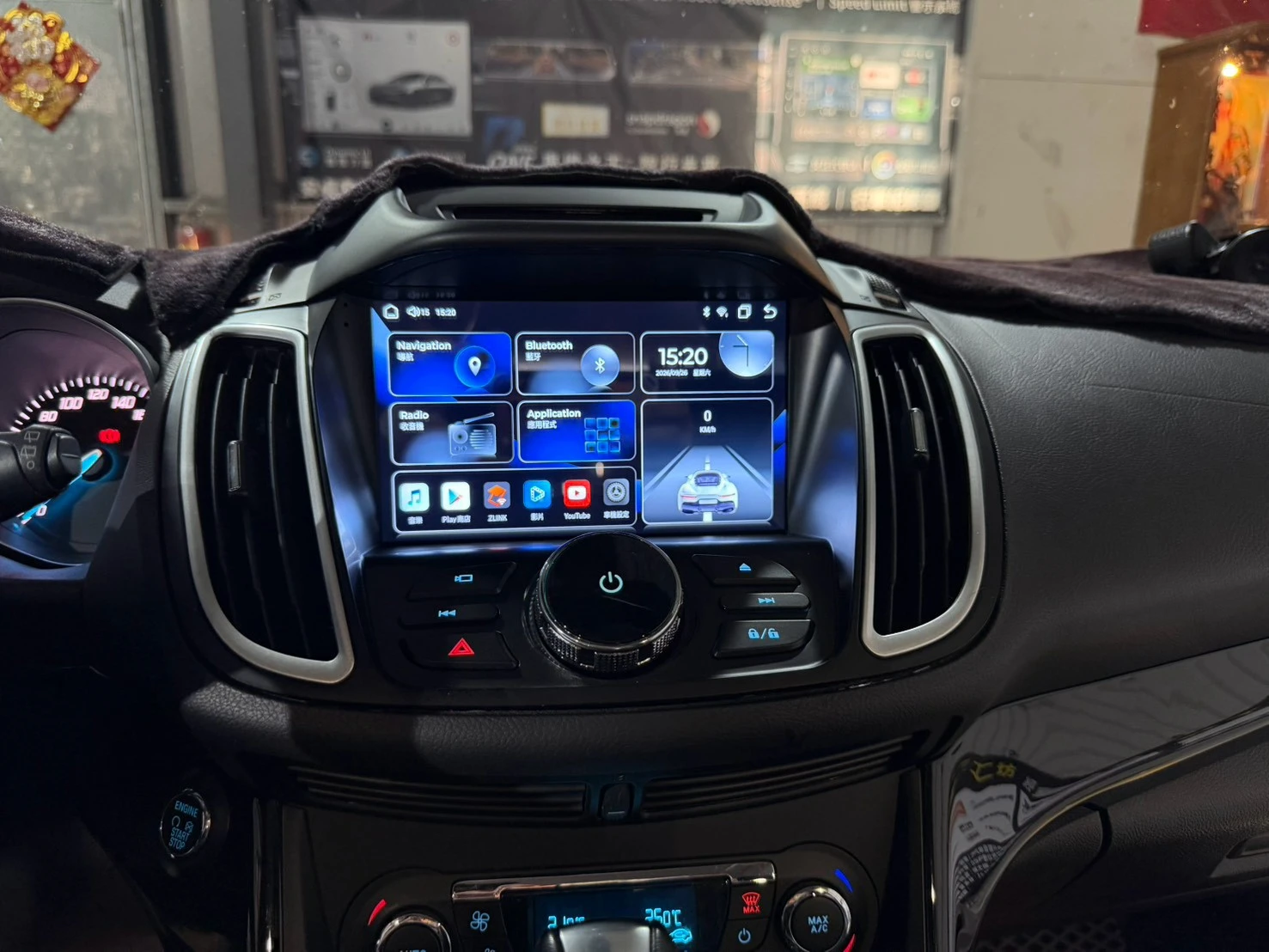 2015 FORD KUGA安卓機升級 前音場喇叭升級