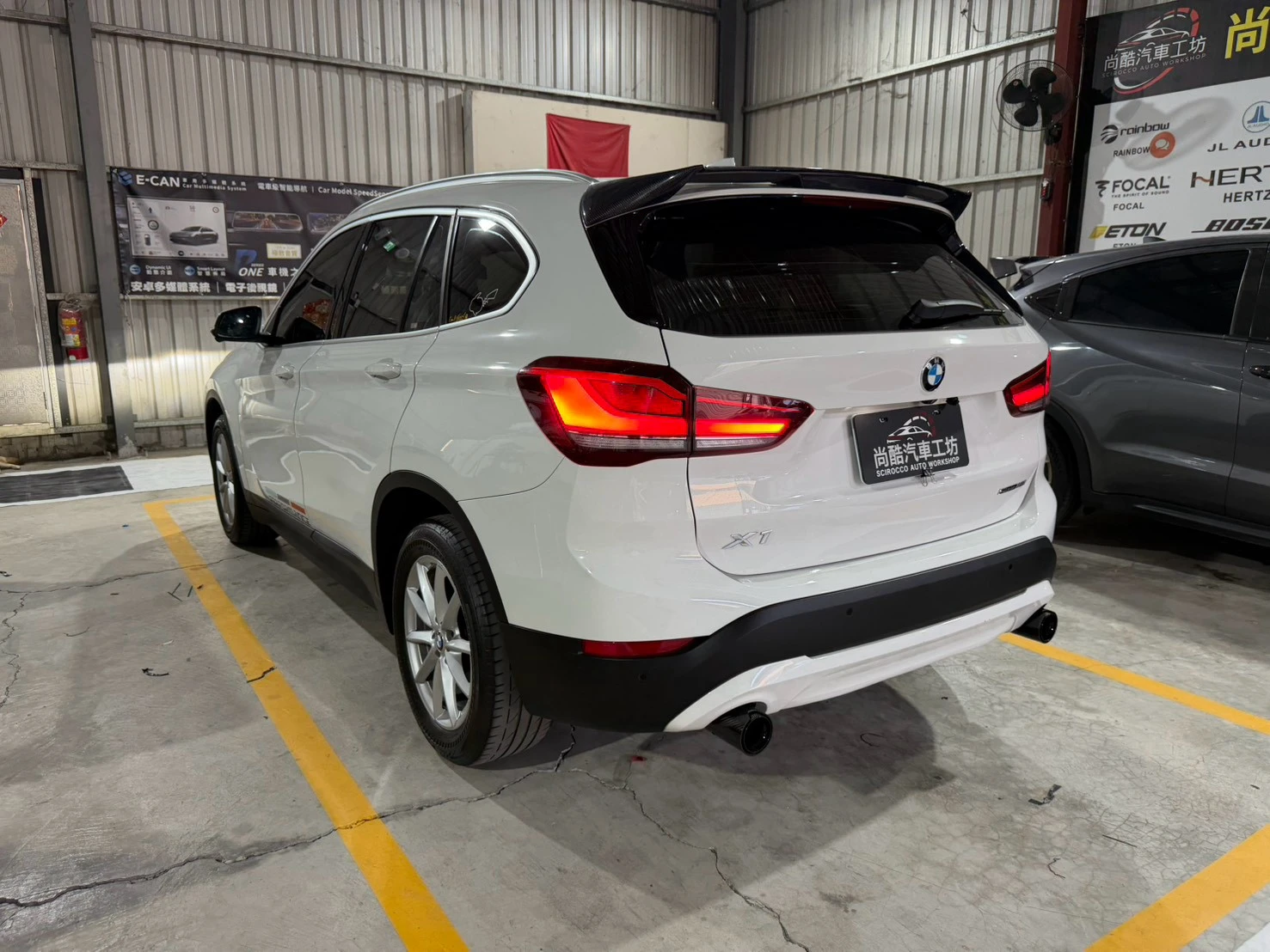 2019 BMW X1 原廠螢幕加裝 專車專用環景套件 大邁K8S 前後4K 行車記錄器