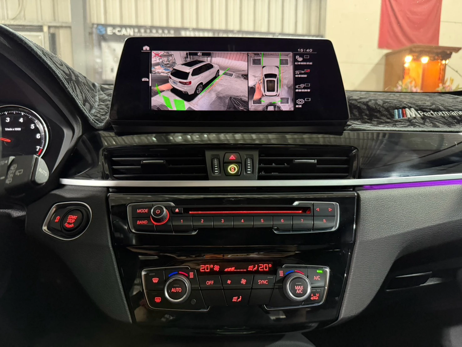 2019 BMW X1 原廠螢幕加裝 專車專用環景套件 大邁K8S 前後4K 行車記錄器