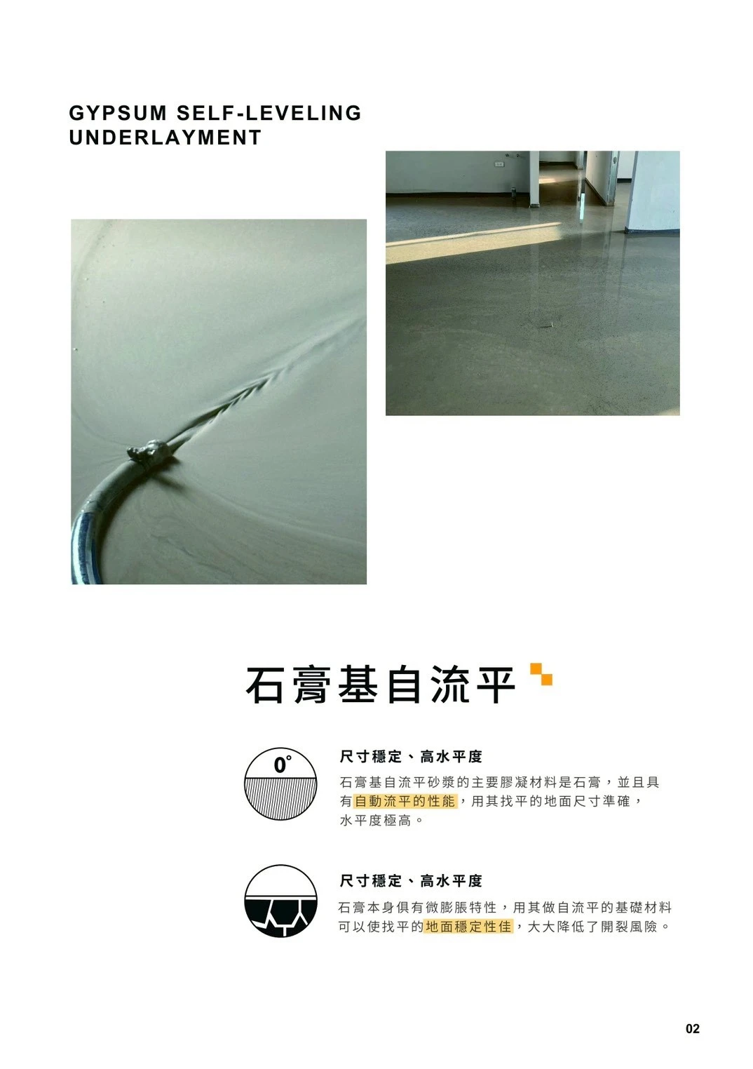 加貝石膏基自留平