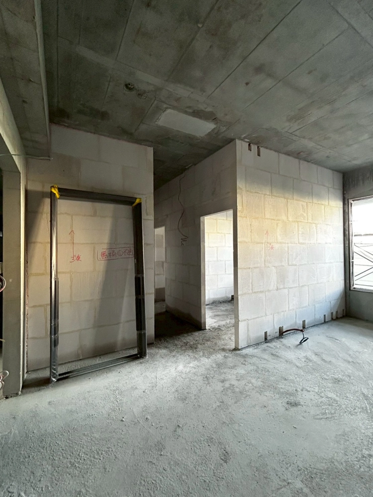 雲林斗南 合總建設-建案白磚隔間工程