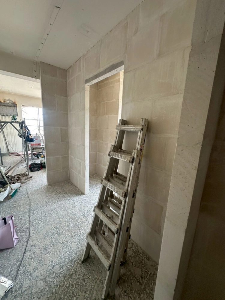 嘉義中埔-民宅石膏磚隔間