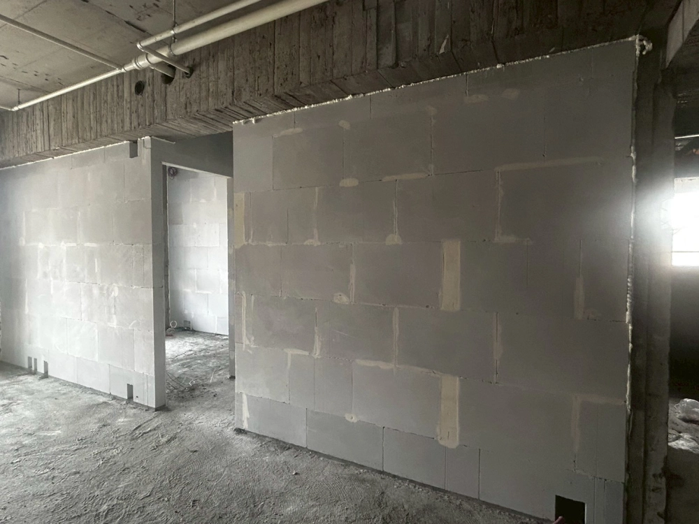 台南歸仁 達麗世界仁-建案白磚隔間