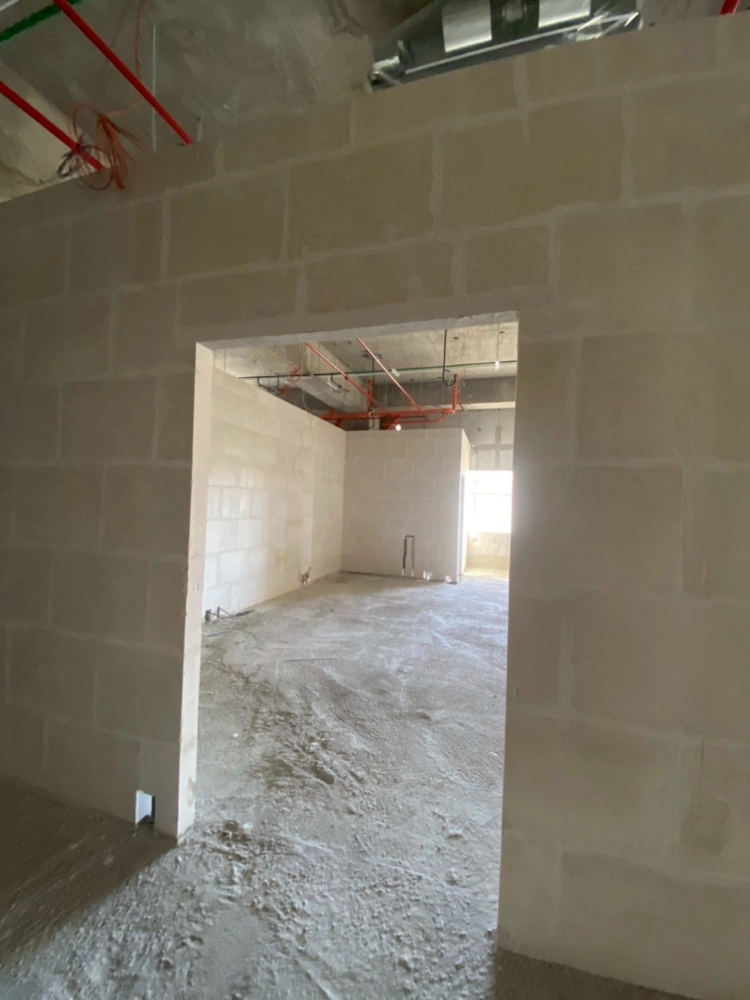 台南東區安養院-石膏磚隔間工程