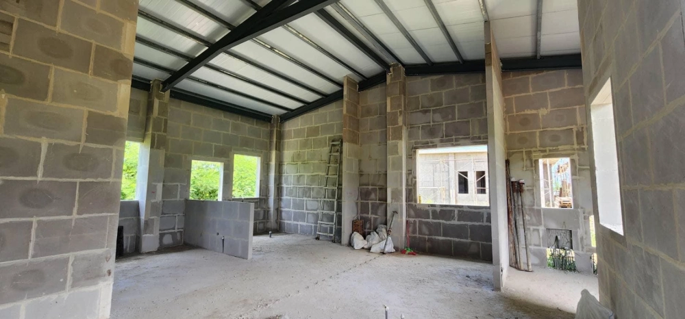 恆春民宅-輕質白磚隔間