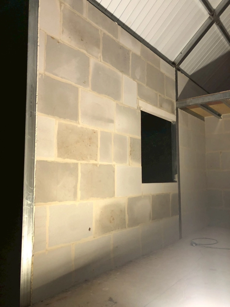 新竹芎林-民宅輕質白磚隔間