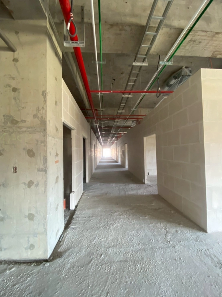 台南東區安養院-石膏磚隔間工程