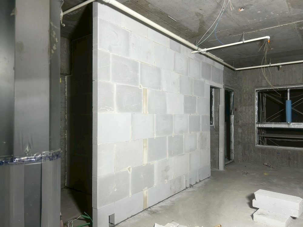 台南歸仁 達麗世界仁-建案白磚隔間