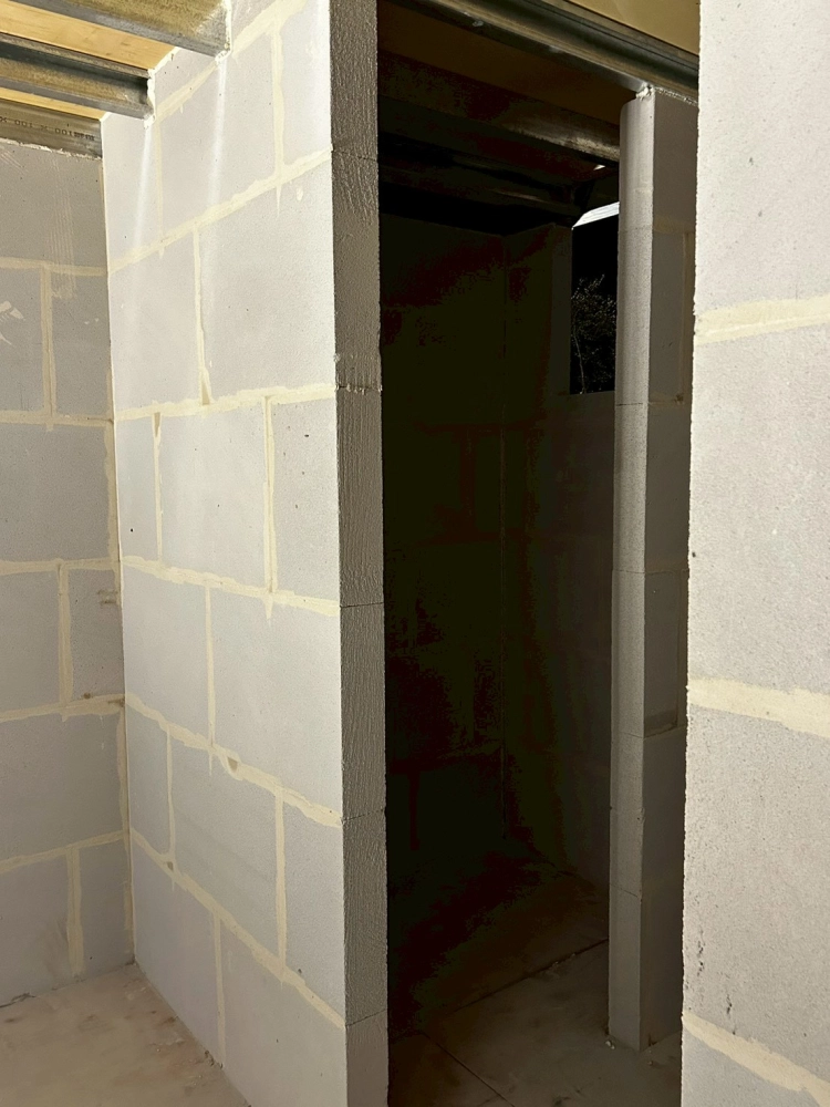 新竹芎林-民宅輕質白磚隔間