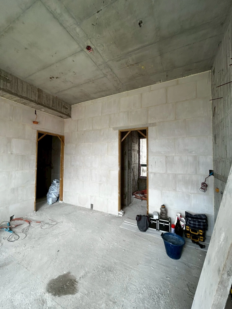 台南大灣-透天石膏磚隔間