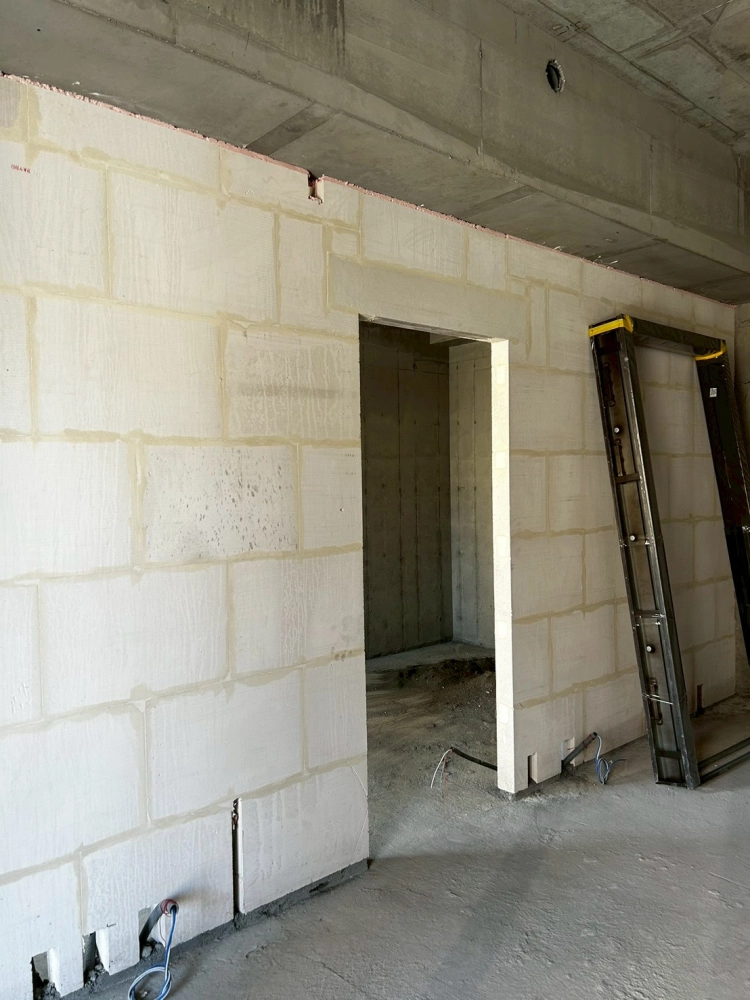 雲林斗南 合總建設-建案白磚隔間工程