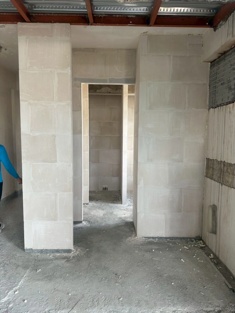 嘉義中埔-民宅石膏磚隔間