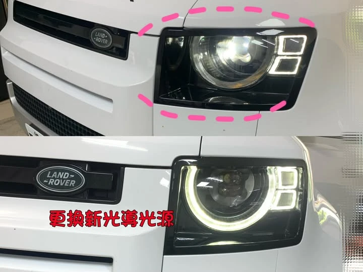 Land Rover #Defender  日行燈變黃