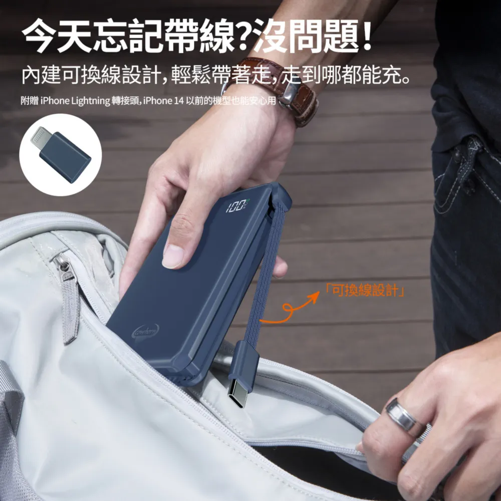 Cowhorn牛角 C04 可拆線式快充電源