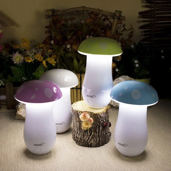 藍 HANG X10 8000mAh 蘑菇帶燈行動電源