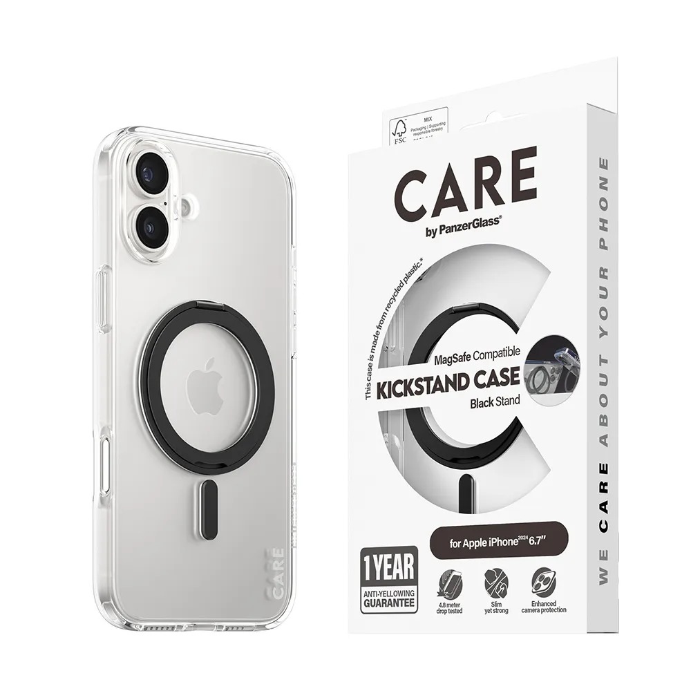 PanzerGlass iPhone16 Feature支架磁吸殼