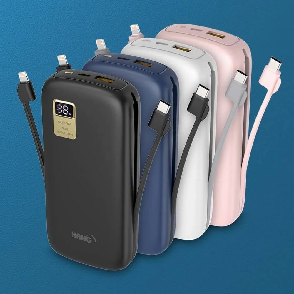 PD8 自帶線雙線(PD+QC) 26000行動電源