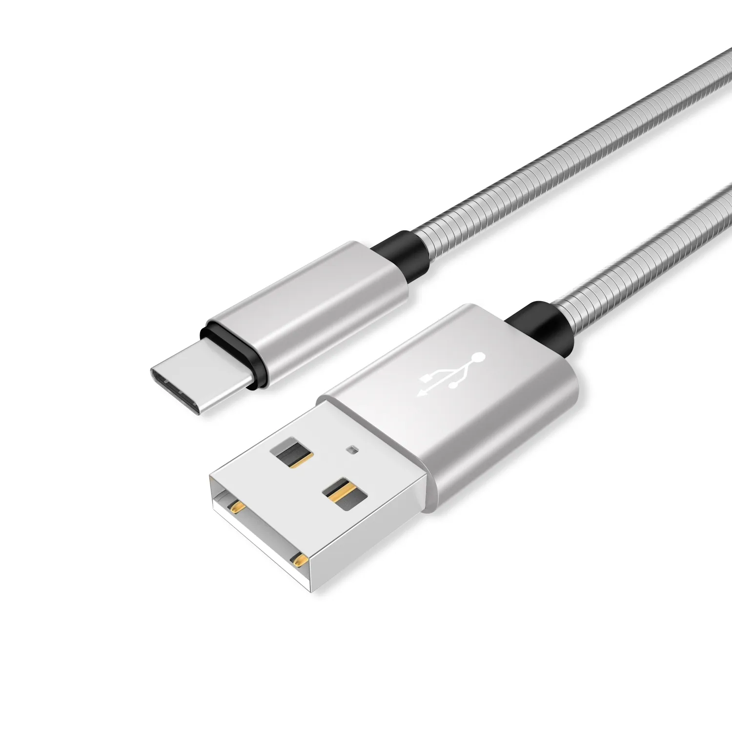 銀-GT-TC/20CM/2.0A彈簧數據線(暟)