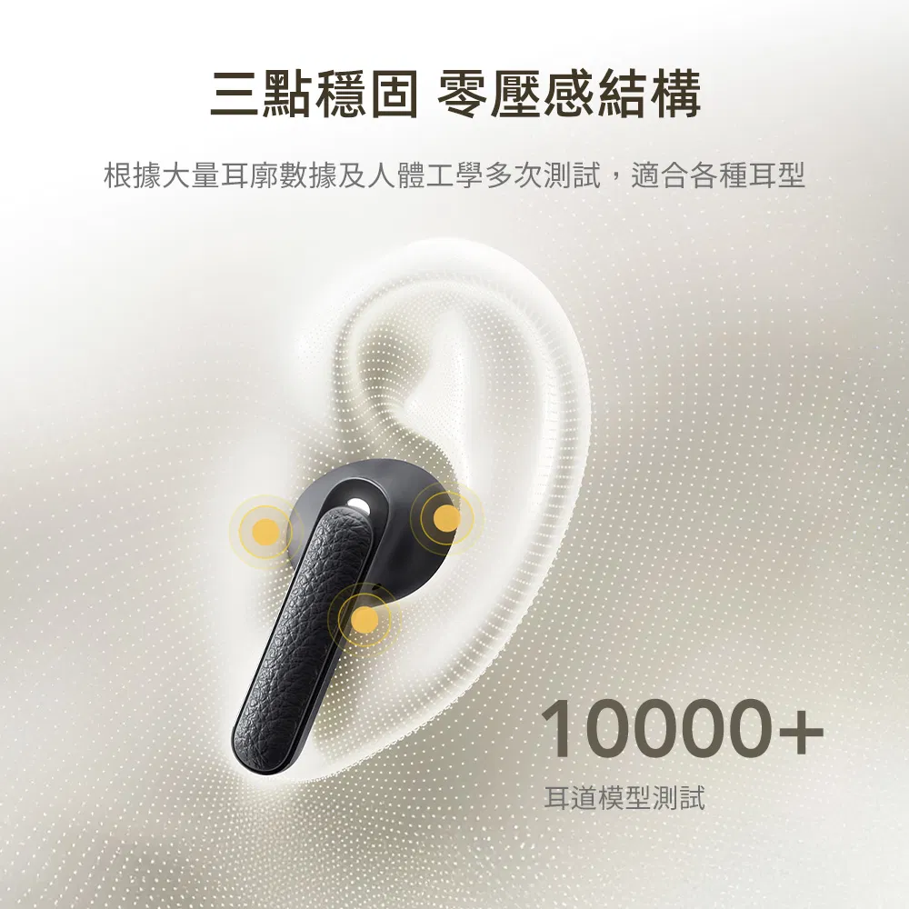 深灰 QCY HT15 主動降噪真無線藍牙耳機