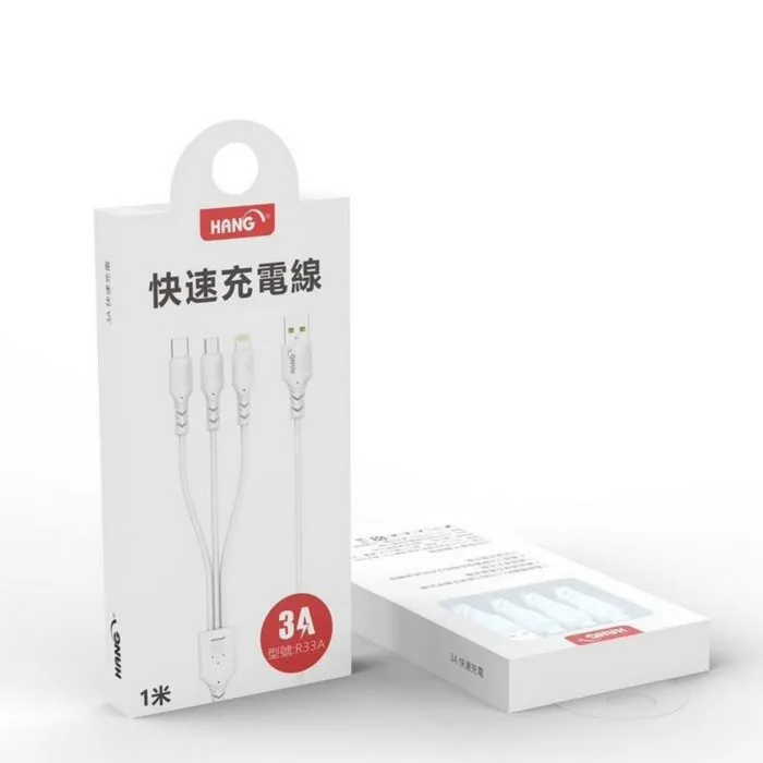 白-HANG R33A 三合一1米飛魚線