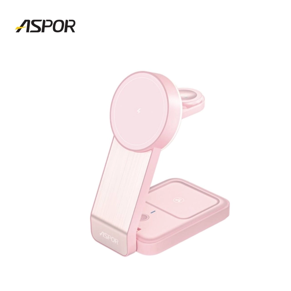 W22折疊多合一磁吸無線充電座-寶