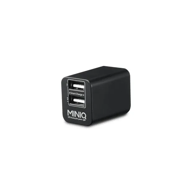 MINIQ 雙USB 2.4A 充電器(DK46T)