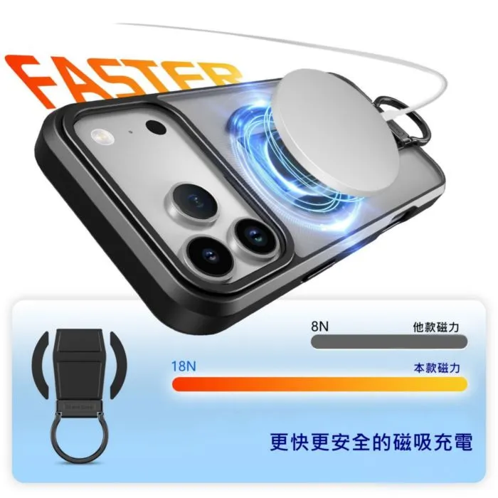 ZENOS iPhone17 指立磁吸支架殼 