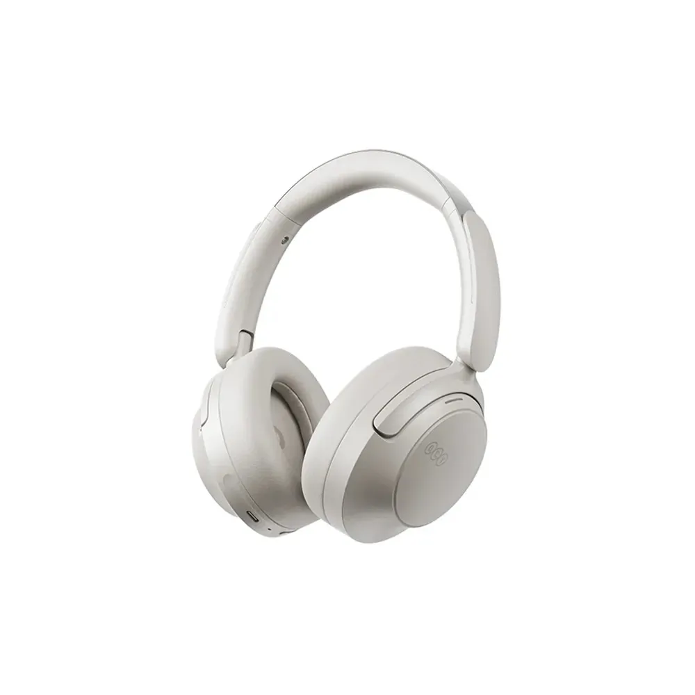 白 QCY H3 S 降噪藍牙耳罩式耳機