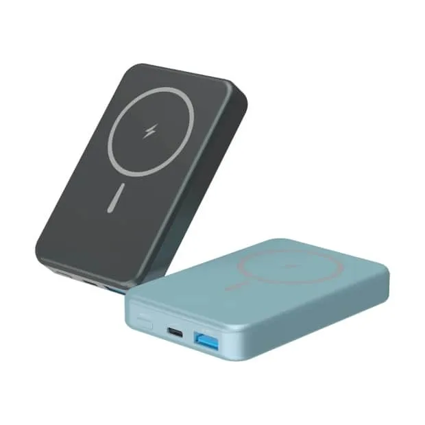 MINIQ 數顯鋁合金/10000mAh/15W磁吸式無線閃充行動電源