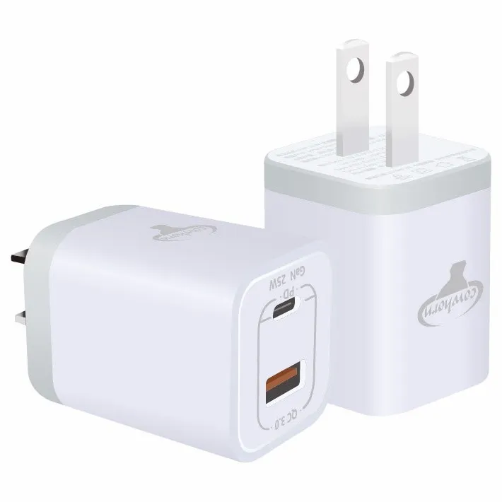 牛角 25W GAN 快充旅充頭