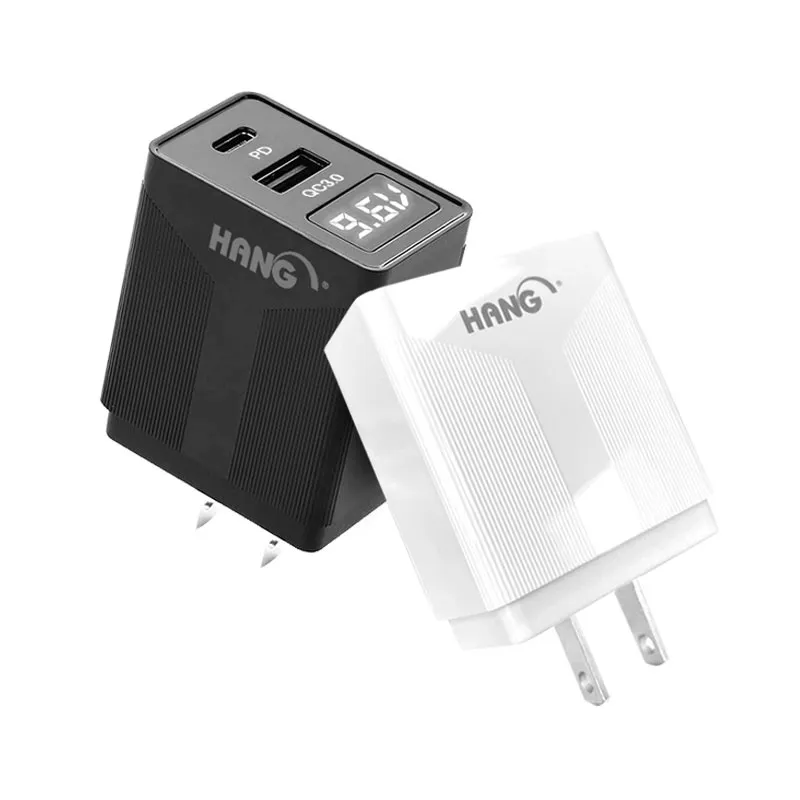 HANG C13 20W (PD+QC3.0)液晶顯示快速閃充電器