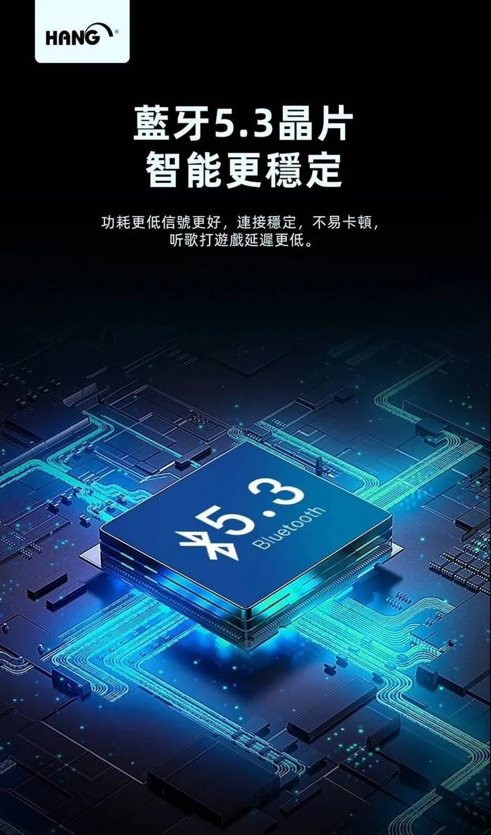 白 HANG W01顯示型無線充電藍牙耳機