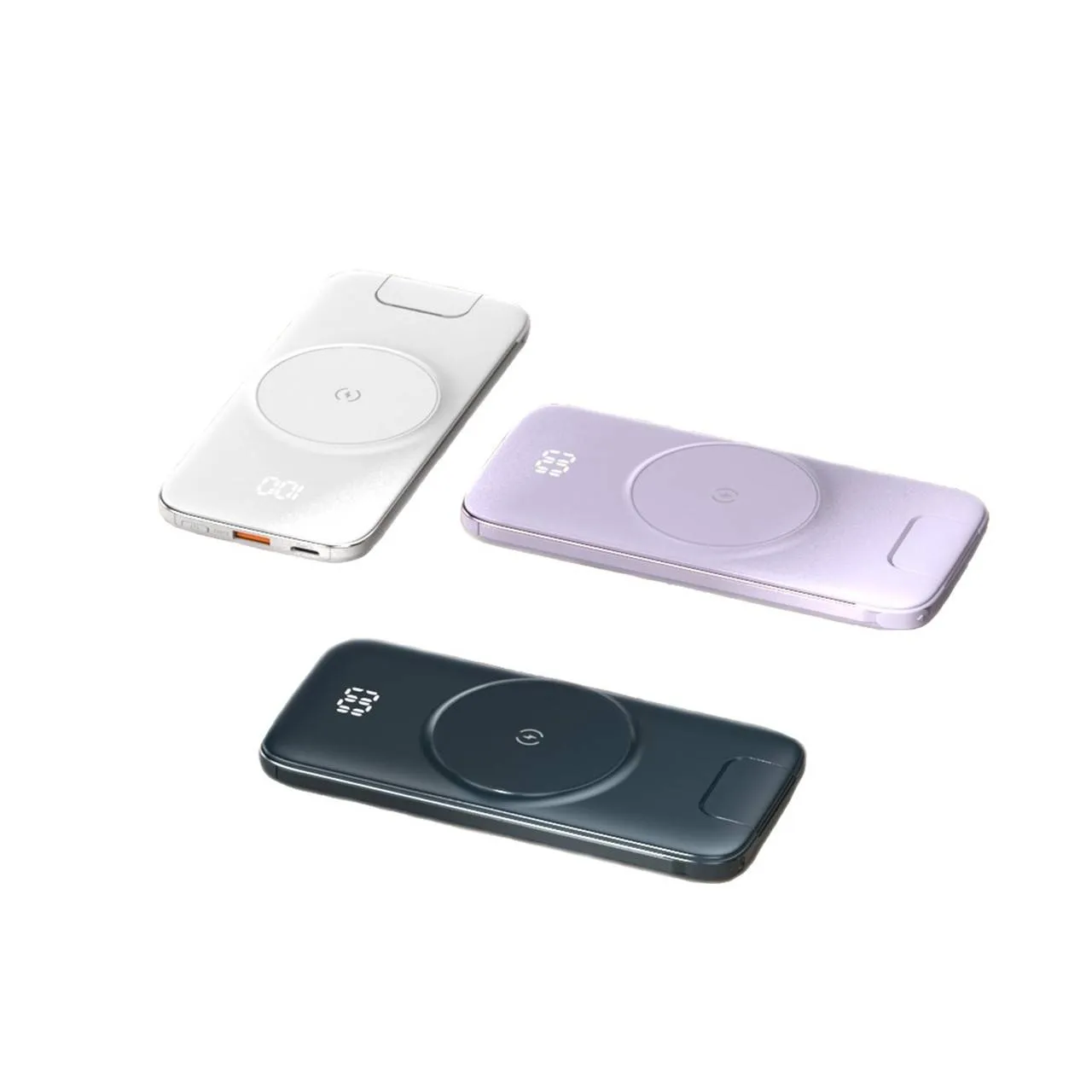 (磁吸款)快充自帶線無線行動電源 P2 10000mah