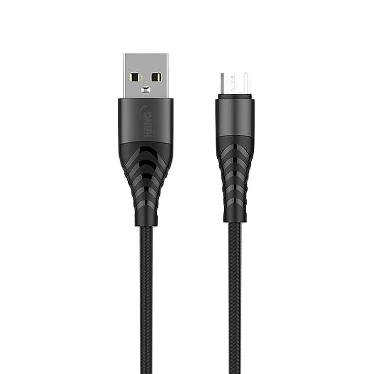 黑-HANG R14 V8 3.4A 2米編織線