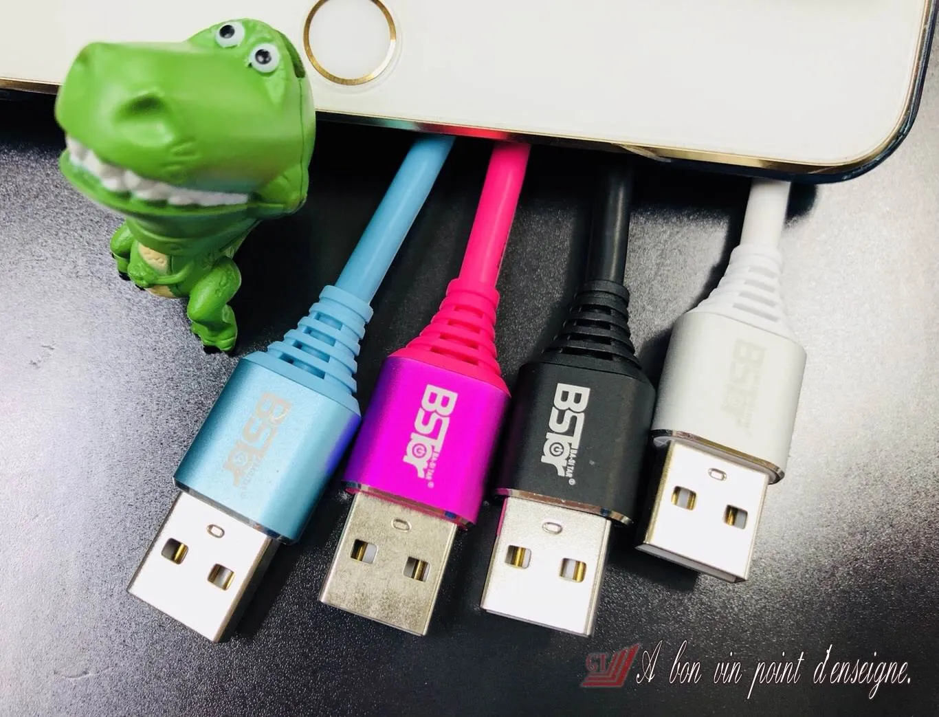 黑 K12C Type-C 二代水管傳輸充電線-BSTAR