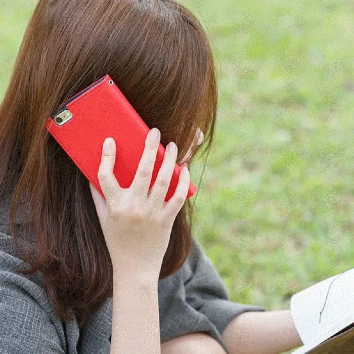 藍-OPPO RENO 8 陽光雙色側掀皮套